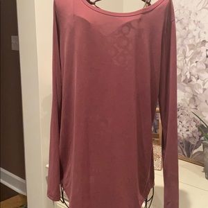 Purple Top with open back